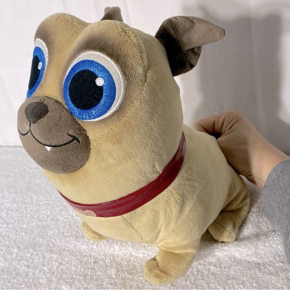 Disney Junior Puppy Dog Pals Rolly Stuffed Animal Pug Dog Plush Toy - Picture 1 of 16